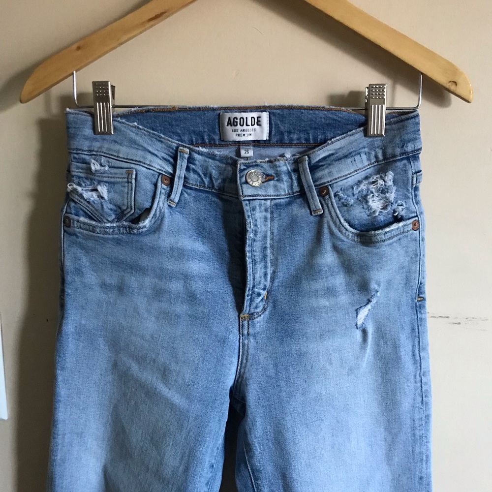 Agolde Sophie Crop Jeans Vertigo